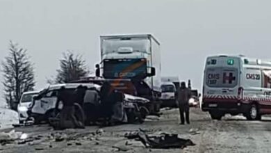Photo of Continúan internados cuatro de los accidentados del terrible choque frontal ocurrido el viernes en ruta 3