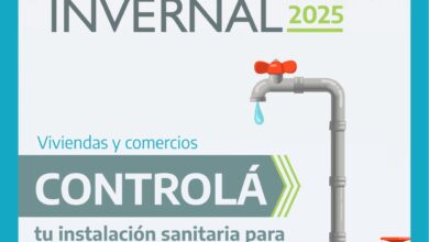 Photo of Operativo Invernal 2025: recomendaciones para prevenir el congelamiento de cañerías