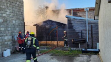 Photo of Una vivienda se prendió fuego en el casco viejo de la ciudad