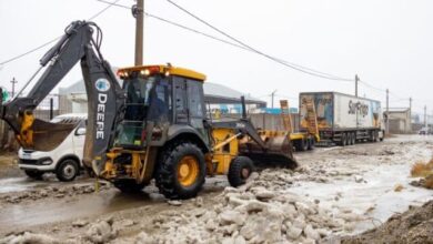 Photo of Siguen los trabajos de limpieza de hielo y escarcha en diferentes lugares de la ciudad