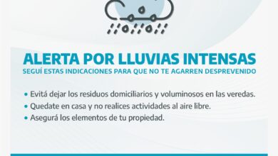 Photo of Alerta por fuertes lluvias