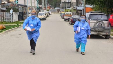 Photo of USHUAIA TRABAJO DE RELEVAMIENTO PARA DETECTAR CASOS DE COVID POSITIVOS EN EL BARRIO ESCONDIDO