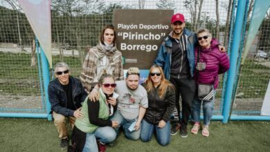 Photo of SE INAUGURÓ EL PRIMER PLAYÓN DEPORTIVO EN ANDORRA JUNTO A VECINOS Y VECINAS DEL BARRIO