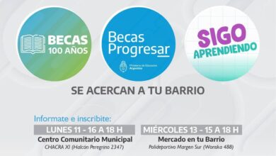 Photo of RÍO GRANDE: INSCRIPCIONES PARA LOS PROGRAMAS “SIGO APRENDIENDO”, “BECAS 100 AÑOS” Y “PROGRESAR”