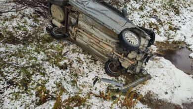 Photo of DESPISTE Y VUELCO EN LA RUTA 6, UNA  JOVEN HOSPITALIZADA