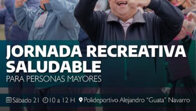 Photo of SE VIENE UNA JORNADA RECREATIVA SALUDABLE PARA ADULTOS Y ADULTAS MAYORES