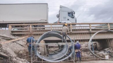 Photo of USHUAIA, AVANZAN LOS TRABAJOS EN LA CONSTRUCCIÓN DEL PUENTE DE ARROYO GRANDE