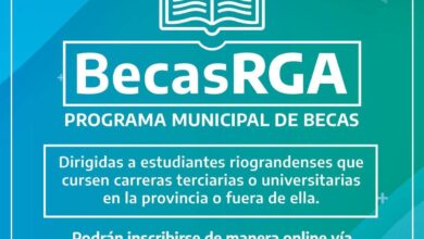 Photo of ESTE LUNES ARRANCAN LAS INSCRIPCIONES PARA LAS “BECAS RGA” Y LAS “BECAS 100 AÑOS”