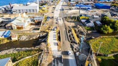 Photo of QUEDÓ HABILITADO EL NUEVO PUENTE SOBRE EL ARROYO GRANDE EN LA AVENIDA PERITO MORENO