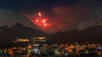 Photo of BAJADA DE ANTORCHAS EN EL GLACIAR MARTIAL