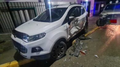 Photo of Choque de Camionetas en Ricardo Balbín y Eva Perón: Conductor en Estado de Ebriedad y Sin RTO”