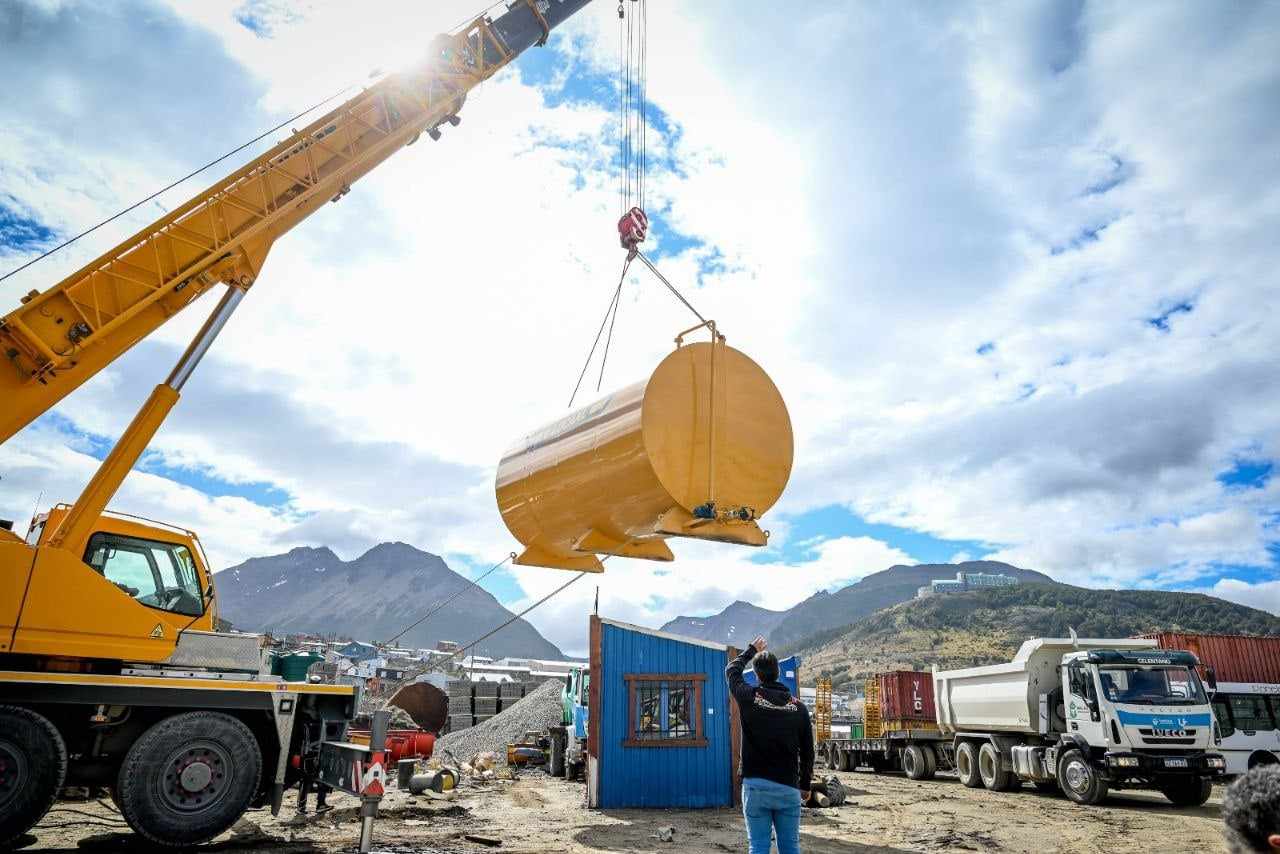 Photo of USHUAIA, CONTINÚAN LOS TRABAJOS PARA LA PUESTA EN FUNCIONAMIENTO DE LA PLANTA DE ASFALTO MUNICIPAL