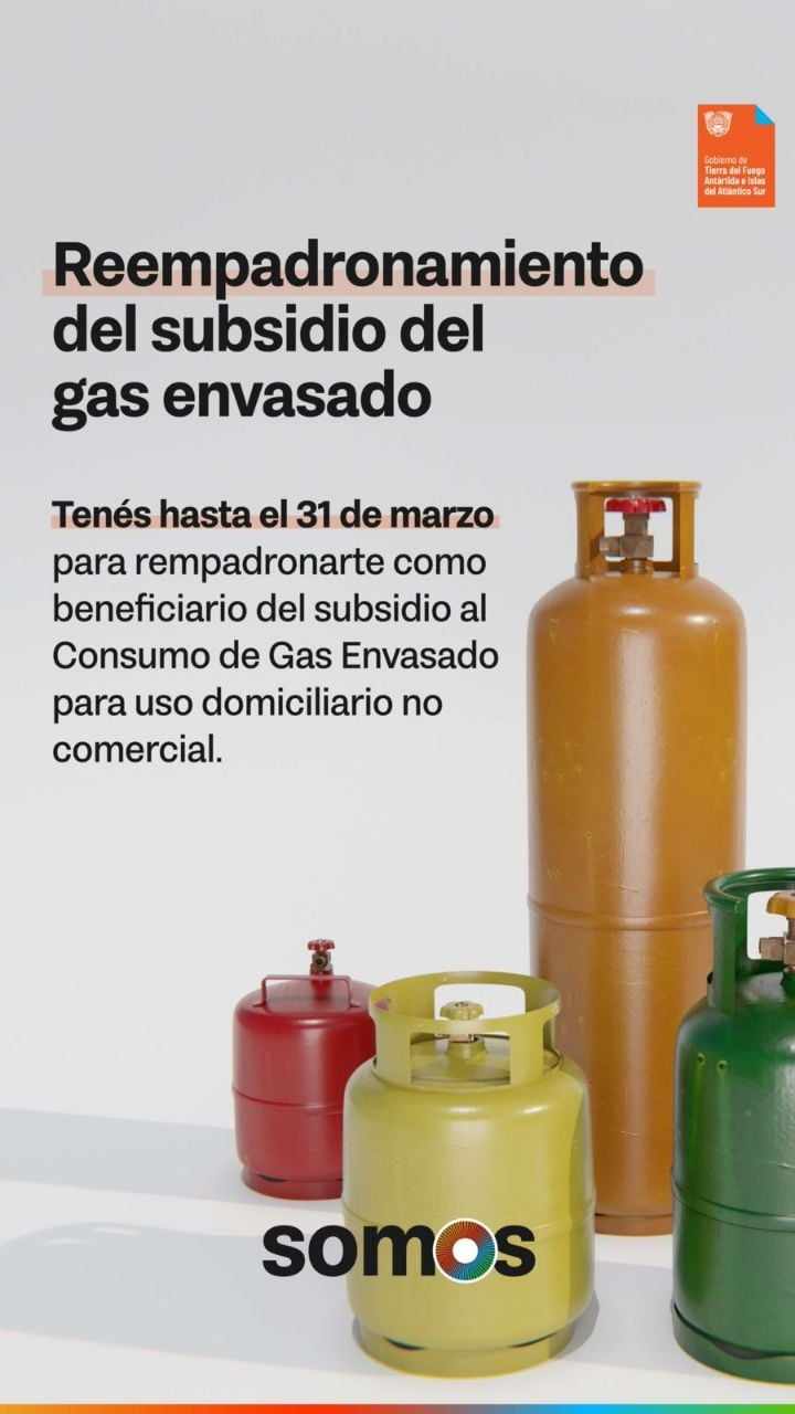 Photo of CONTINÚA EN LA PROVINCIA EL REEMPADRONAMIENTO DE BENEFICIARIOS DEL SUBSIDIO DE GAS ENVASADO