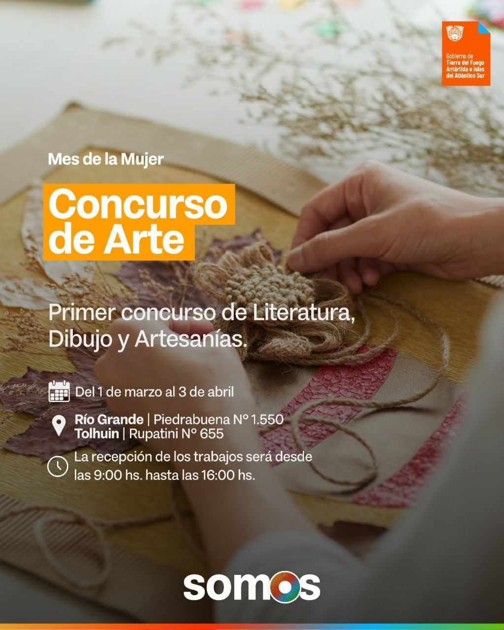 Photo of MES DE LA MUJER: REALIZARÁN CONCURSO DE DIBUJO, PINTURA Y ARTESANÍAS EN TOLHUIN Y RÍO GRANDE