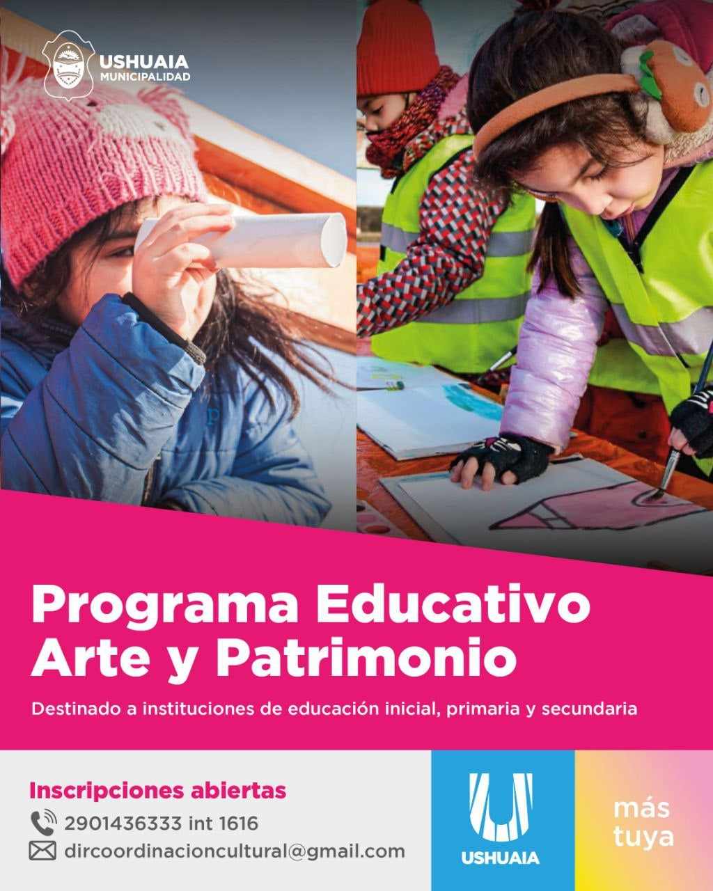 Photo of USHUAIA, PROGRAMA “ARTE Y PATRIMONIO”