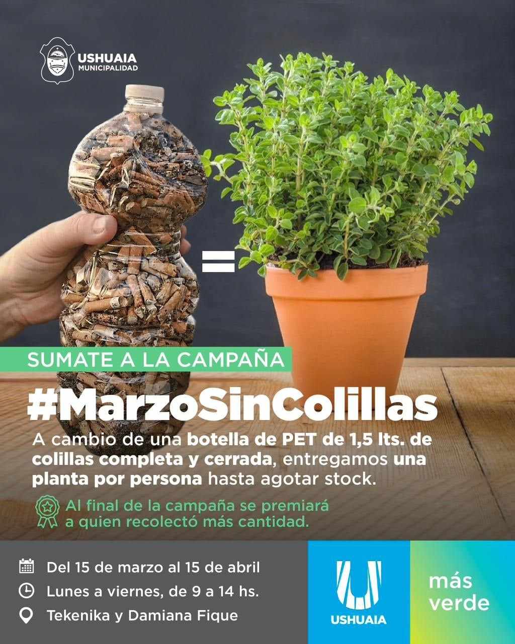 Photo of USHUAIA, COMENZÓ LA CAMPAÑA “MARZO SIN COLILLAS”