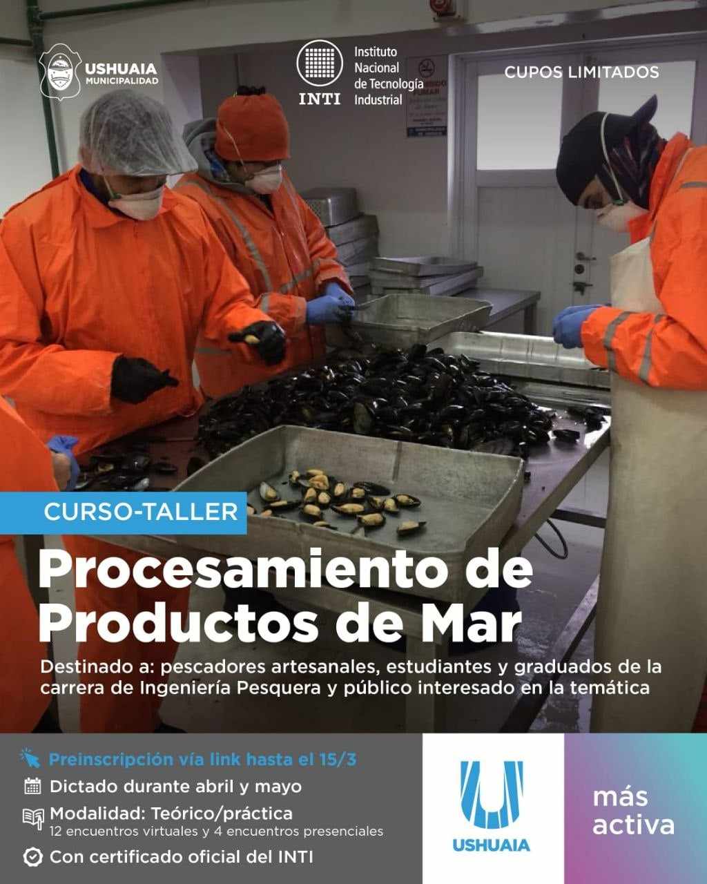 Photo of FINALIZA EL CURSO SOBRE PROCESAMIENTO DE PRODUCTOS DE MAR EN USHUAIA