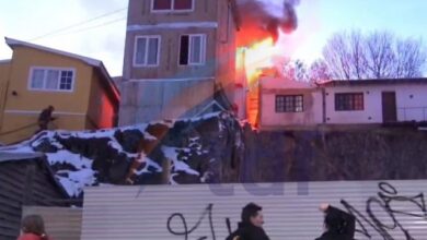 Photo of Devastador incendio de una vivienda en la ciudad de Ushuaia sin personas lesionadas