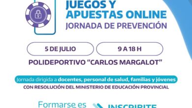 Photo of Sumate a la jornada de Prevención sobre Juegos y Apuestas Online