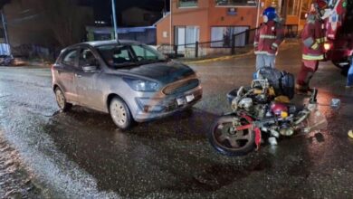 Photo of Motociclista herido tras chocar con un rodado en la ciudad de Ushuaia