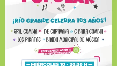 Photo of Con una gran fiesta popular, Río Grande celebra sus 103 años