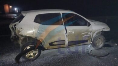 Photo of Violento despiste y vuelco de un automovilista en Puente Justicia