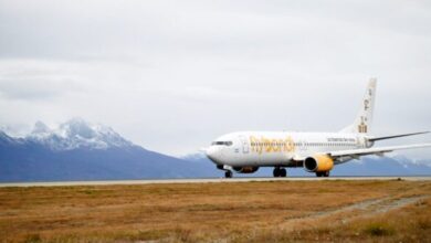 Photo of El vuelo inaugural de Flybondi Calafata/Ushuaia no pudo aterrizar en la capital fueguina