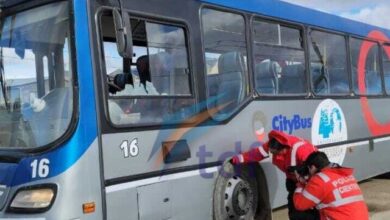 Photo of Chofer de colectivo trasladado al Hospital tras accidente