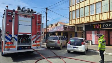 Photo of Principio de incendio en una vinoteca céntrica de Río Grande