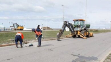 Photo of Continúan los trabajos en la Avenida Héroes de Malvinas