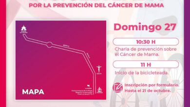 Photo of Están abiertas las inscripciones para la “Bicicleteada por la prevención del cáncer de mama”