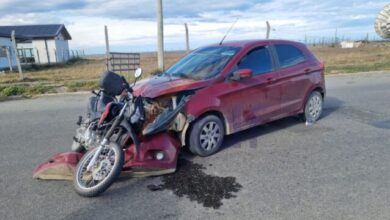 Photo of Motociclista trasladado al hospital luego de chocar con un rodado