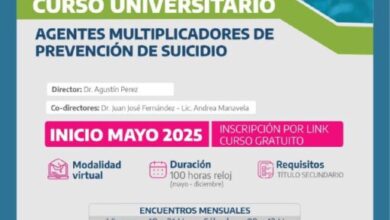 Photo of Municipio de Río Grande, UNLP y APSA lanzan para toda la provincia el curso universitario «Agentes multiplicadores de prevención del suicidio»