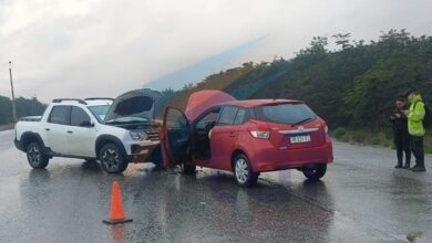 Photo of ​Violento colisión frontal en ruta 3 en uno de los accesos a Tolhuin 
