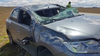 Photo of ​Vuelco sobre Ruta N° 3 con una conductora lesionada 