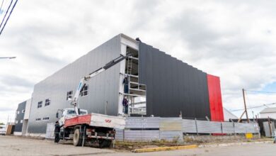Photo of ​Avanza la construcción del nuevo gimnasio y anexo del Colegio Soberanía Nacional de Río Grande 