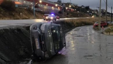 Photo of ​Una conductora volcó su rodado y resultó ilesa 